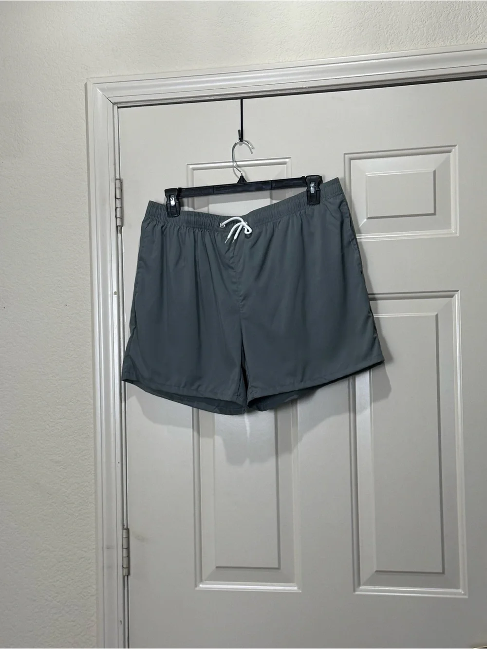 Men's LIKE NEW Green Swim Shorts Elastic Waiste Size 4XL